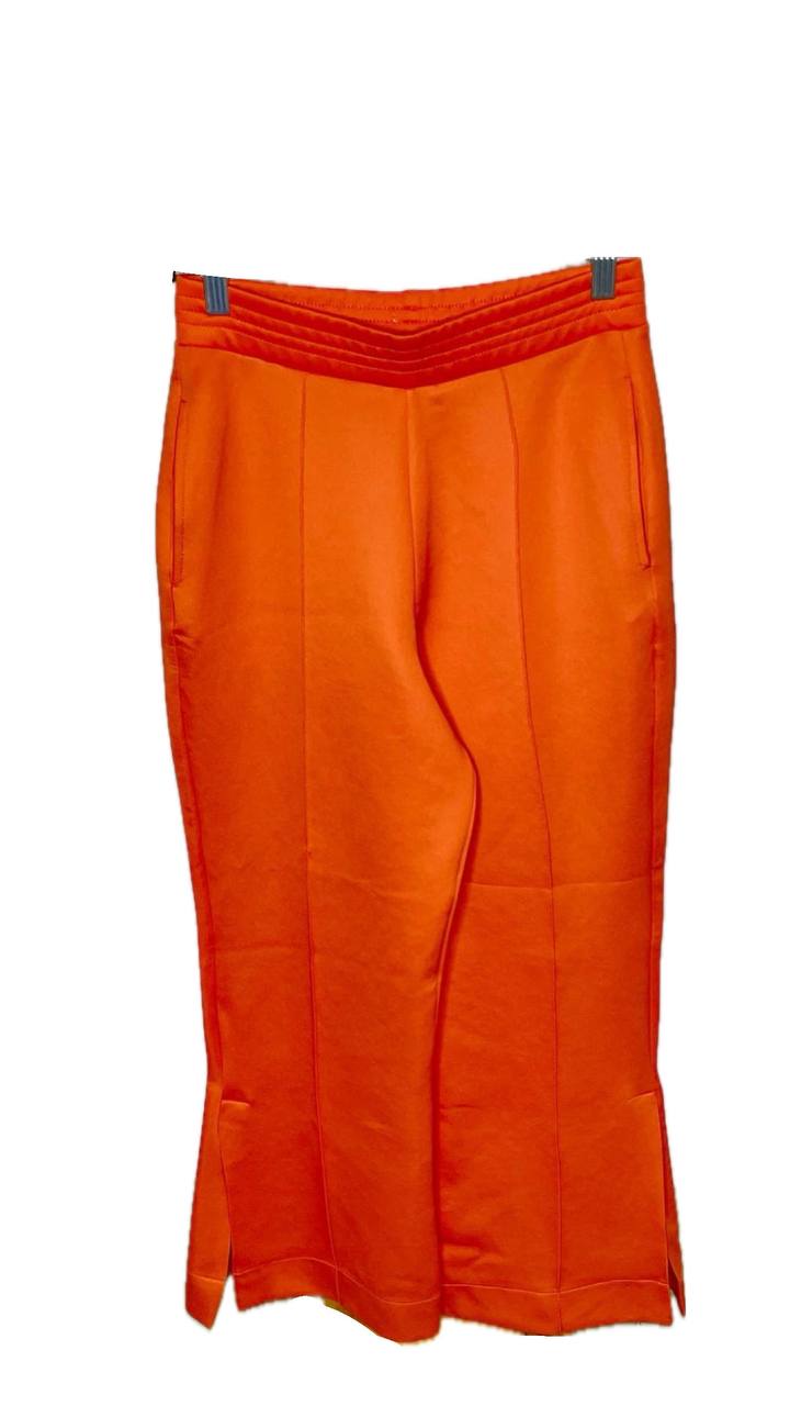 Pantalón Naranja Con Pretina Zara Talla S Nuevo