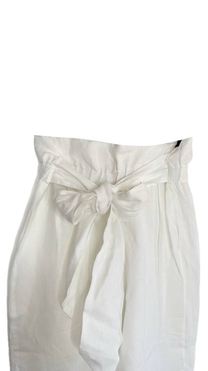 Pantalón Blanco de Lino WAIMARI Talla XS